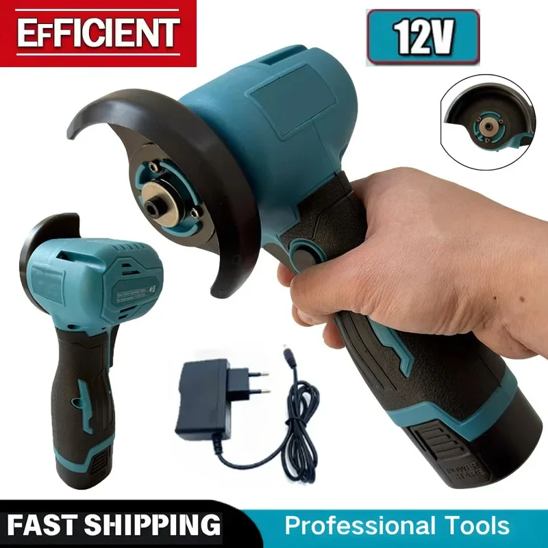 

Аккумуляторная мини-угловая шлифовальная машина 12В, 19 500 об/мин, ручной инструмент для полировки, шлифовки и резки