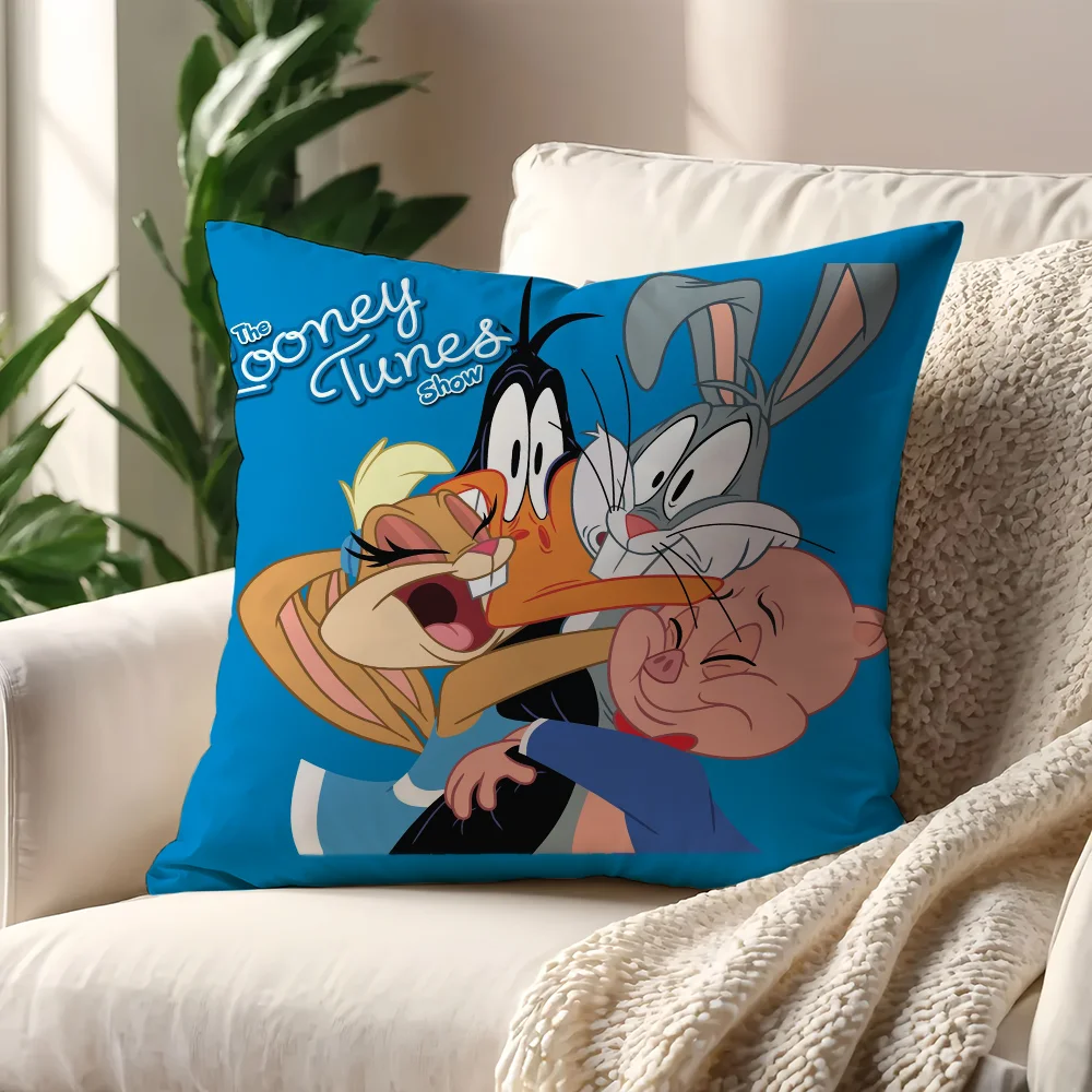 Cartoon The Looney Tunes Show Cover Pillow Sofa Printing Decoration Room Home Office Coffee Shop Car Nordic Simplicity