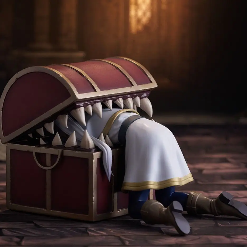 

9,8 см Frieren: Beyond Journey's End Frieren And Mimic аниме фигурка модель статуя коллекция украшение для рабочего стола орнамент игрушки