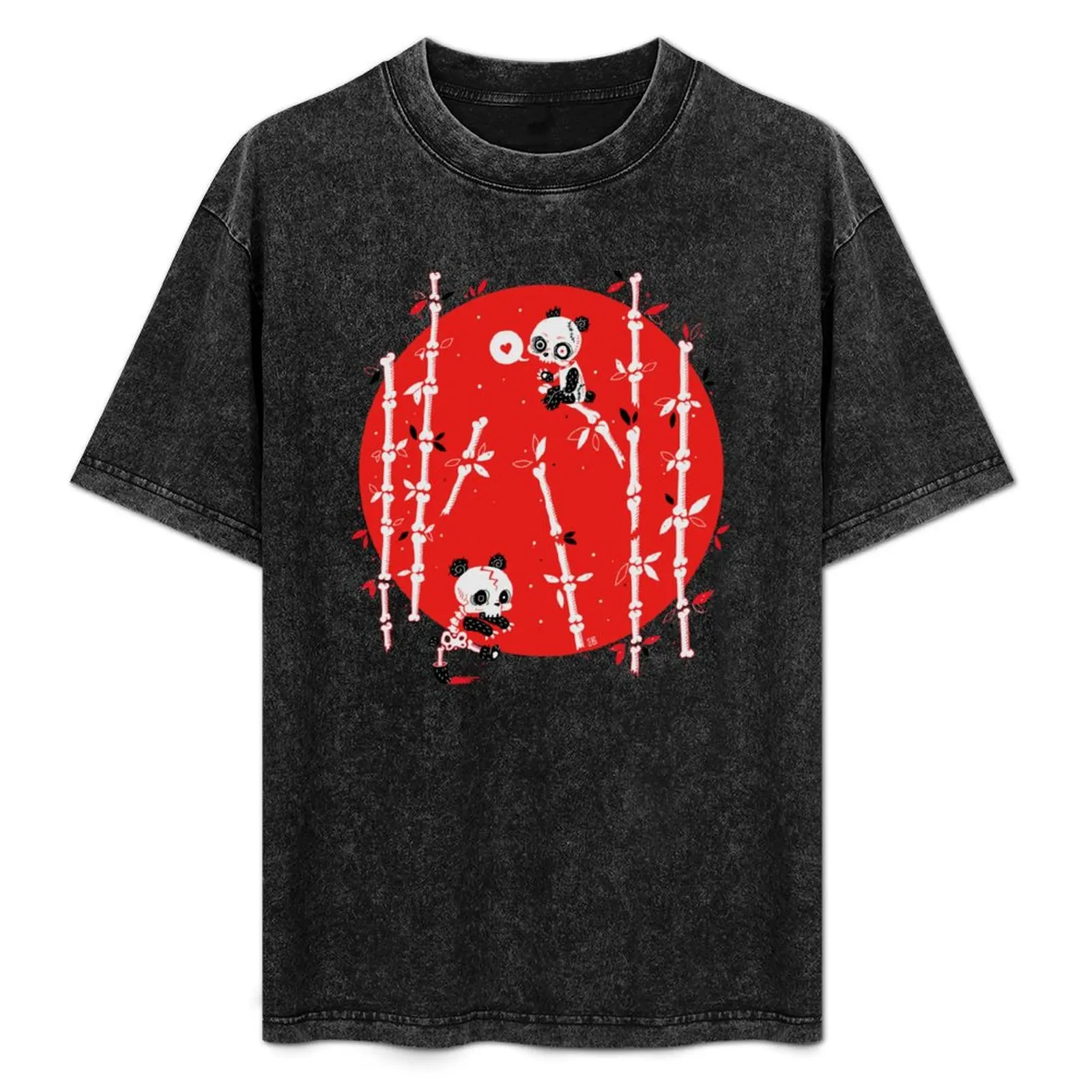 

Zombie Pandas T-Shirt Casual Lightweight Short Sleeve Top