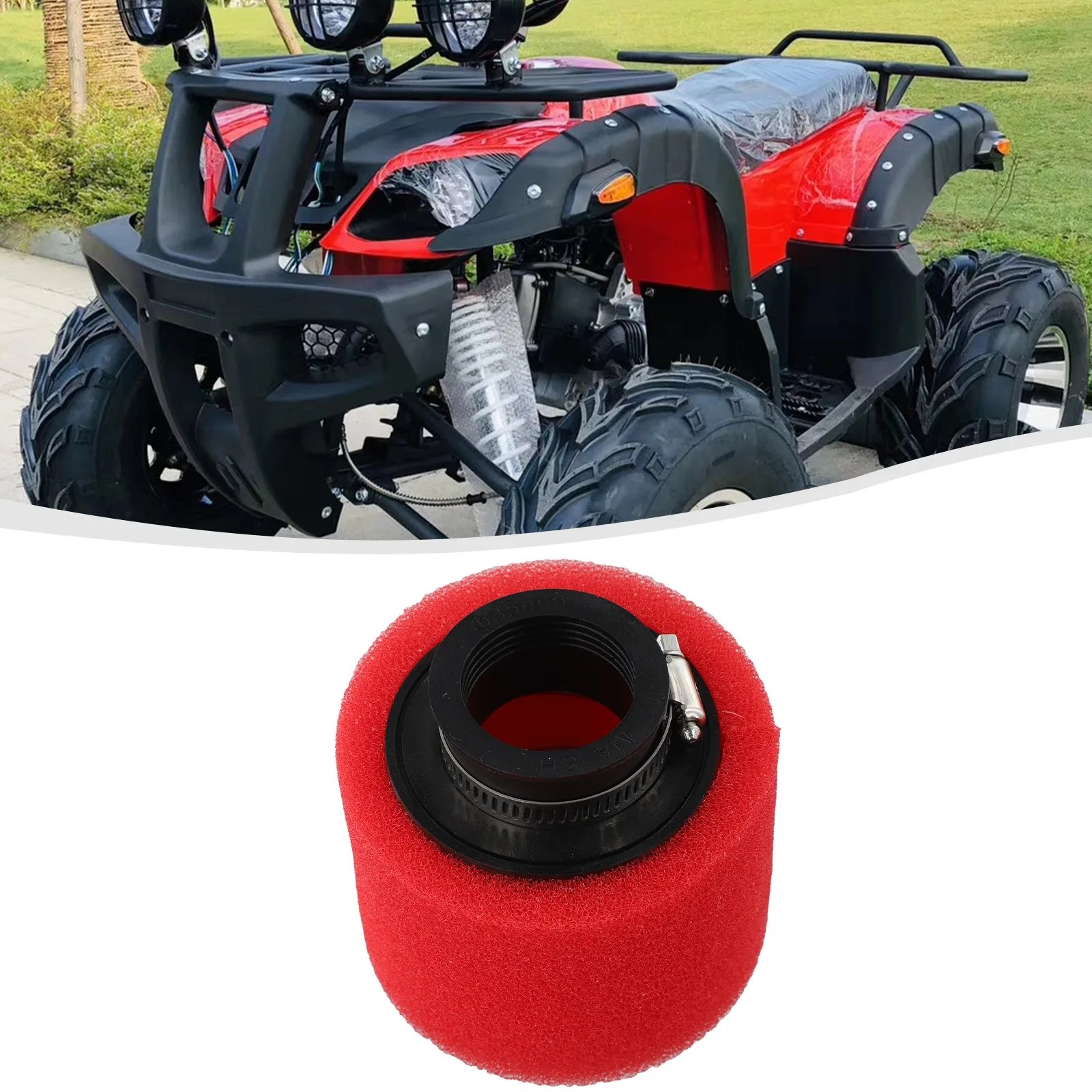 

High-Performance 35mm Sponge Air Filter For ATVs Scooters Motorcycles