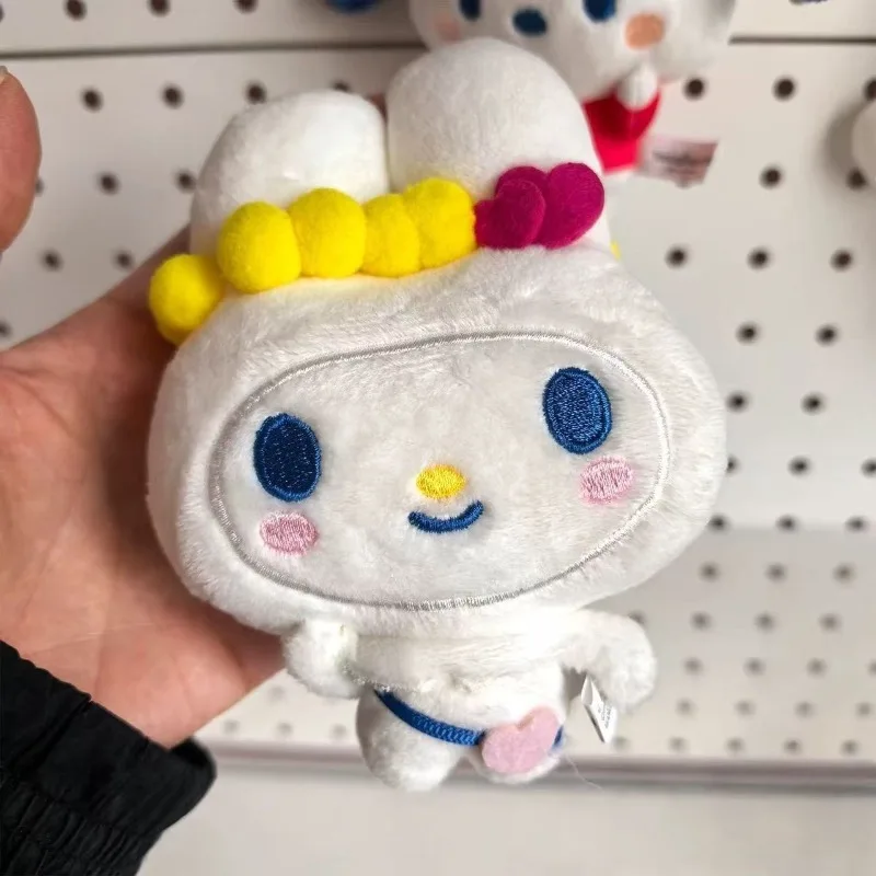 Kawaii Pochacco Cinnamoroll llavero de muñeco de peluche Sweetheart Melodytchi Mimichi juguetes de peluche colgante de dibujos animados Kuromi bolsa colgante