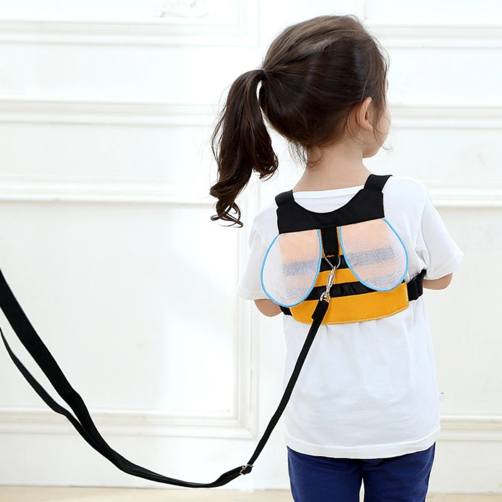 Child Safety Leash Cartoon Protable Breathable Belt Adjustable Angel Wing Toddler Leash Anti Lost Outdoor Baby Walking Harness