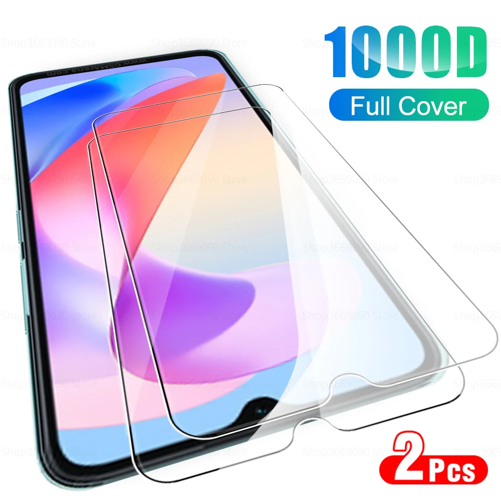 2PCS Tempered Glass Case For Honor X6a Screen Protectors For Honor X6a X 6 a 6a HonorX6a 6.56Inch Protective Film Cover WDY-LX1