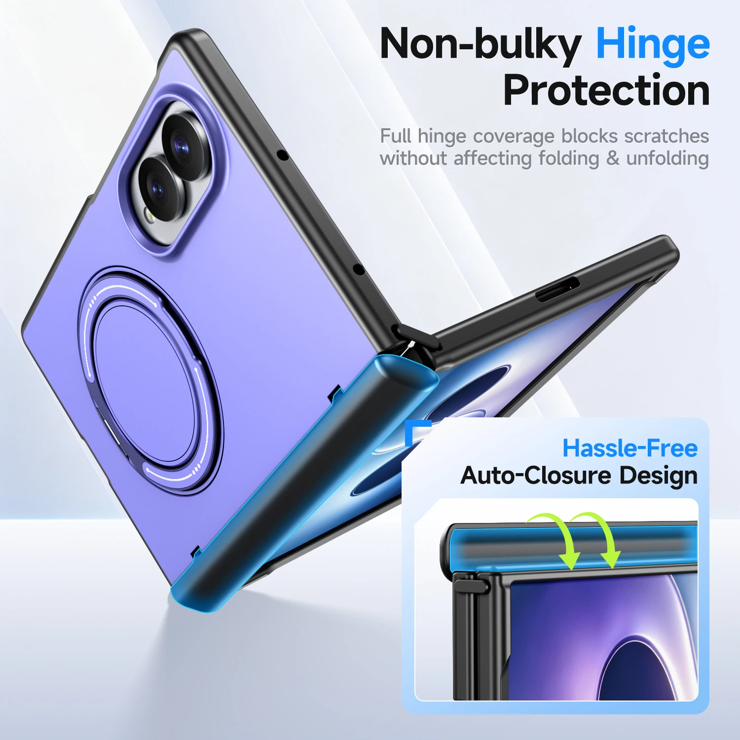 For Samsung Galaxy Fold 8 Case 360° Magnetic Bracket Case For Magsafe Hinge Protect Shockproof Stand Cover For Fold 8 Funda