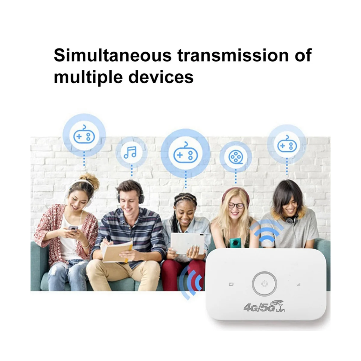 Router WiFi portatile 4G MiFi 4G Modem WiFi 150Mbps Car Mobile Wifi Wireless Hotspot Wireless MiFi con Slot per Sim Card