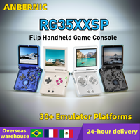 ANBERNIC RG35XXSP Flip Handheld Game Console Linux System 3.5-inch IPS WIFI Support PSP Game Retro Video Game Player 3300mAh