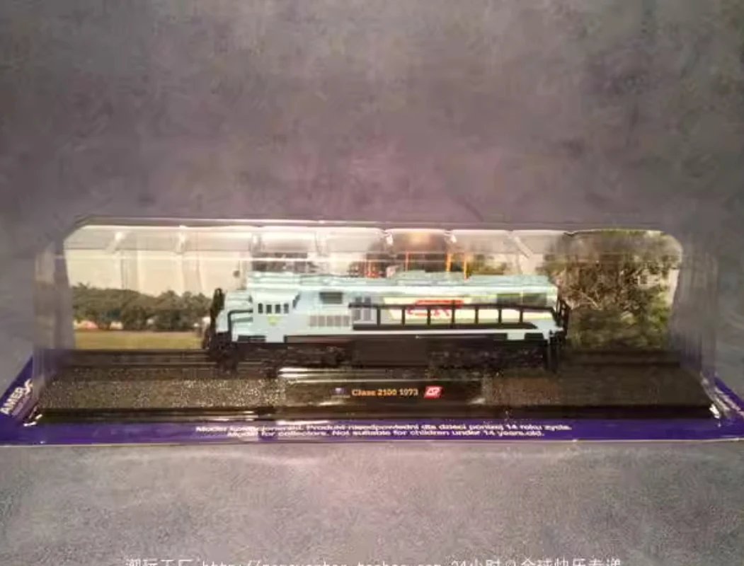 Diecast N Scale 1/150 ออสเตรเลีย 1973 Class 2100 เครื่องยนต์สันดาปภายในรถไฟรุ่นผู้ใหญ่คอลเลกชันจอแสดงผลแบบคงที่ของเล่นเด็ก