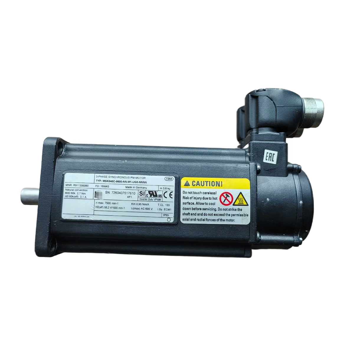 

Brand New & 100% MSK040C-0600-NN-M1-UG0-NNNN Synchronous Servo Motor