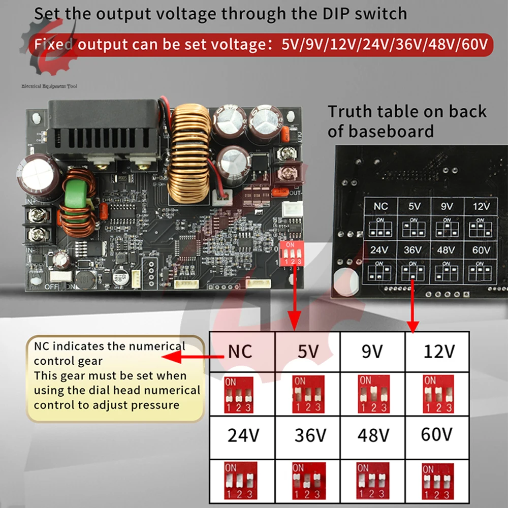 XY6020L CNC Adjustable DC Stabilized Voltage Constant Voltage And Constant Current 20A/1200W Step-down Module Board Power Supply