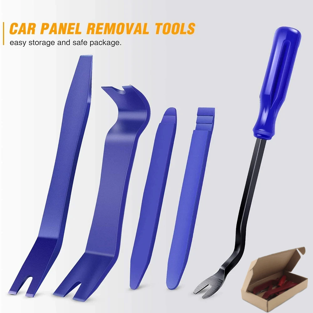 

5Pcs/set Car Panel Removal Trim Removal Tool Kits Navigation Disassembly Blades Car Interior Plastic Car Panel Repairing Tools