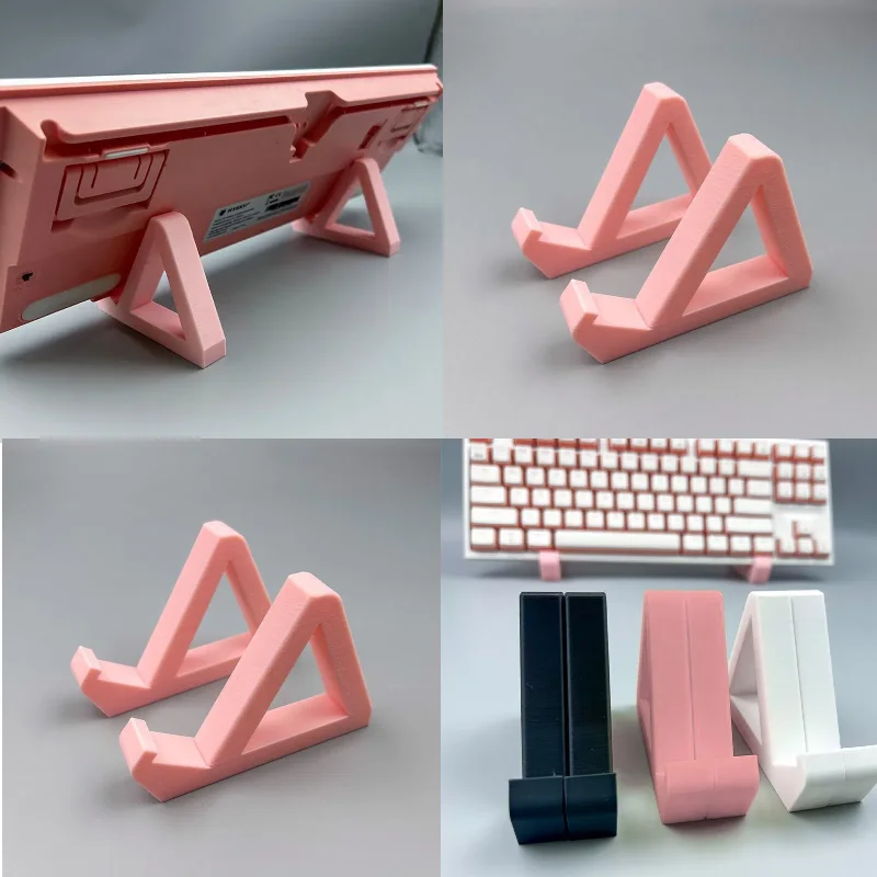 

1 пара 3D-печатных подставок для клавиатуры, лоток для дисплея, компьютерный механический держатель для клавиатуры, многослойная стойка