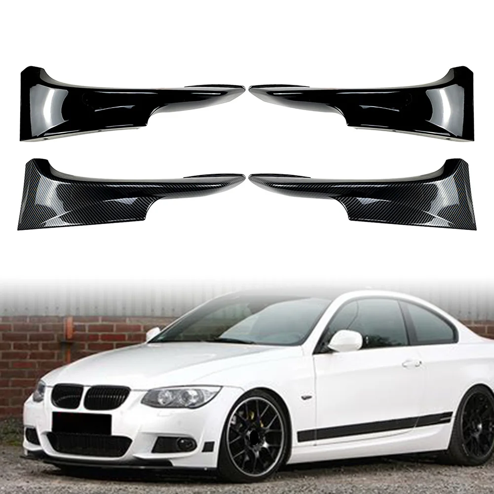 1 Pair Car Front Bumper Lip Corner Splitters For BMW 3 Series E92 E93 M-Tech 325i 328i 330i 2010 2011 2012 2013