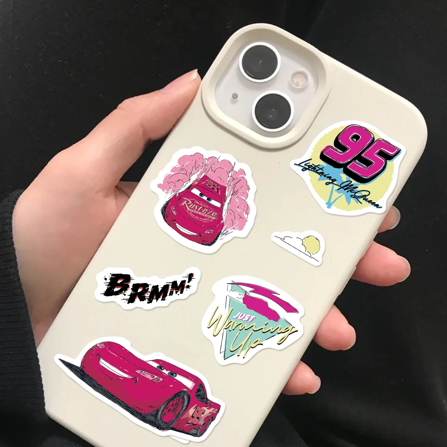 Disney 8 Stück Cars Collage Aufkleber Tagebuch Laptop Gepäck Skateboard Cartoon Aufkleber Spaß klassische Geschenkdekoration