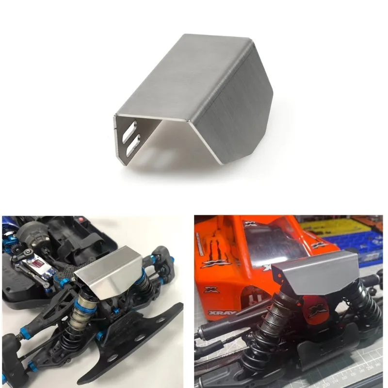 RC afstandsbediening auto 1/10 1/8 off-road elektrisch voertuig universele schokdemper plaat schokdemper frame pantser front collisi