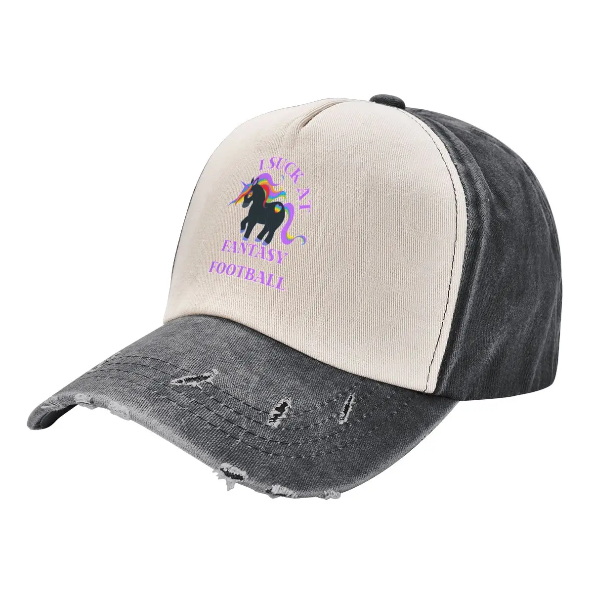 I suck at Fantasy Football Baseball Cap fishing hat Big Size Hat Luxury Hat Trucker Men Luxury Brand Women's