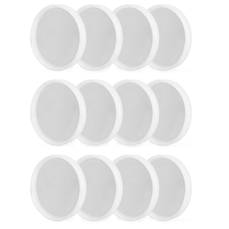 12× Round Epoxy Resin Silicone Mold Molds for DIY Resin Cup Mat Drop shipping