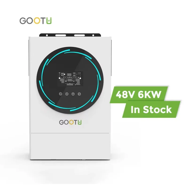 380V Triphase Home Energy Storage System Inverter 48V 6KW Off Grid Solar Inverter