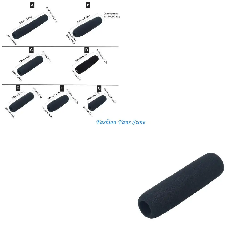 

Профессиональный микрофон для длинных интервью, толстое ветровое стекло, мягкий пенопластовый чехол, пенопластовый чехол, чехлы