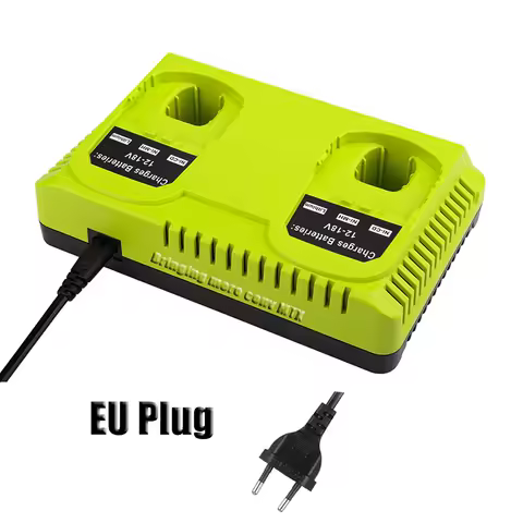 3A charging current charger P117 Li-ion Ni-CD NI-MH Battery For RYOBI 12V 14.4V 18V ONE+ Serise Charger For P102 P105 P107 P108
