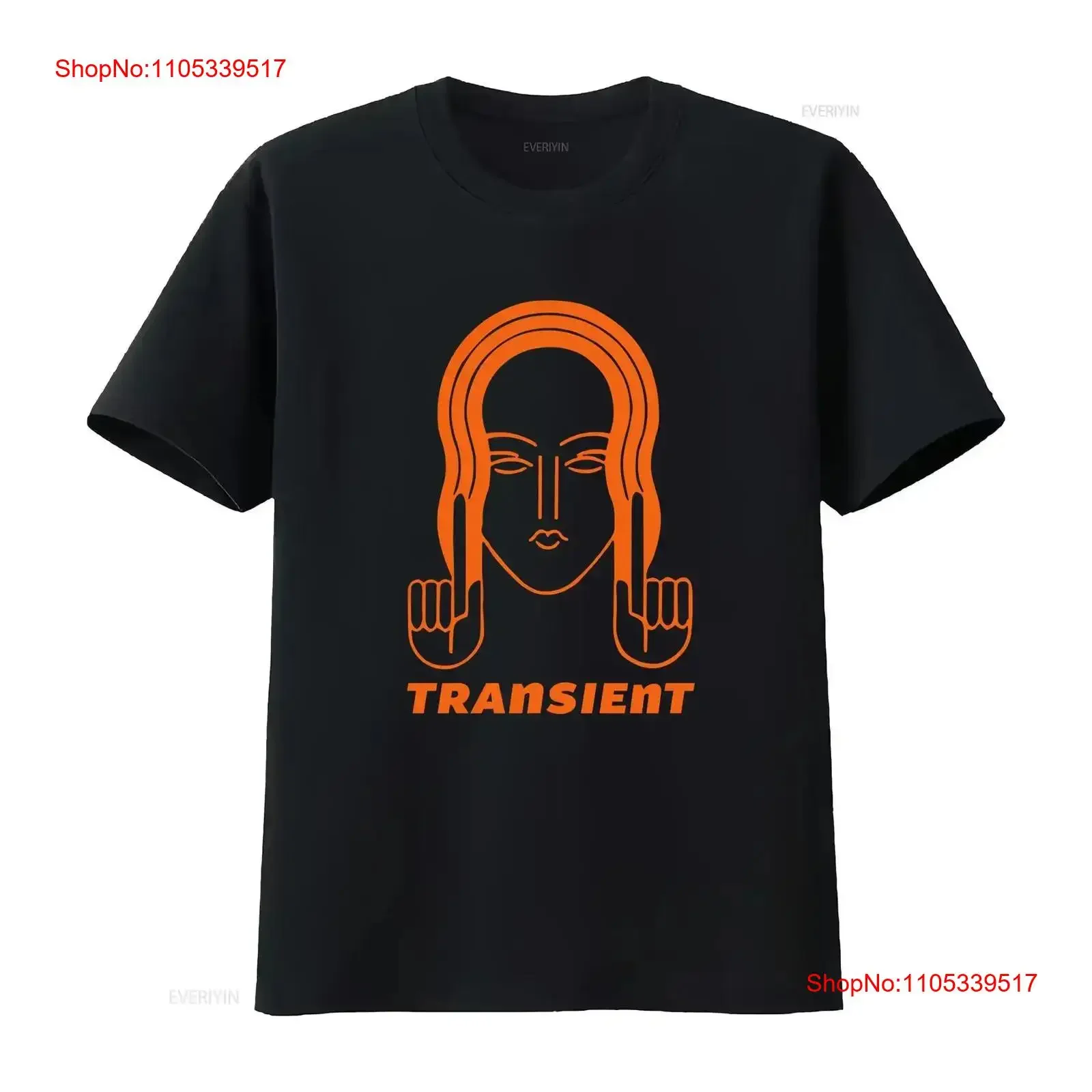Mens T Shirt Cotton Psychedelic Trance Music Transient Records vintage Washed homme graphic designer clothes Breathable Stylish