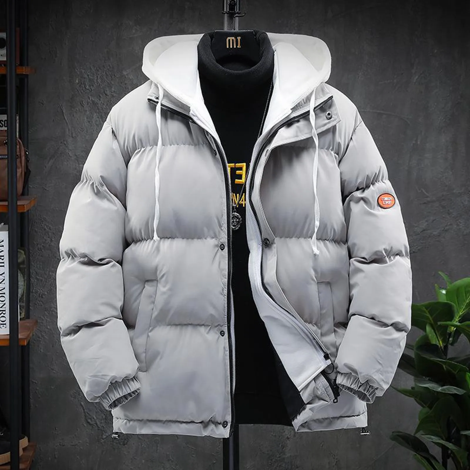 2023 Male Coat Windbreaker Jackets For Men Fashion Autumn Winter Overcoat Men'S Casual Jacket Keep Warm Windproof New Coat