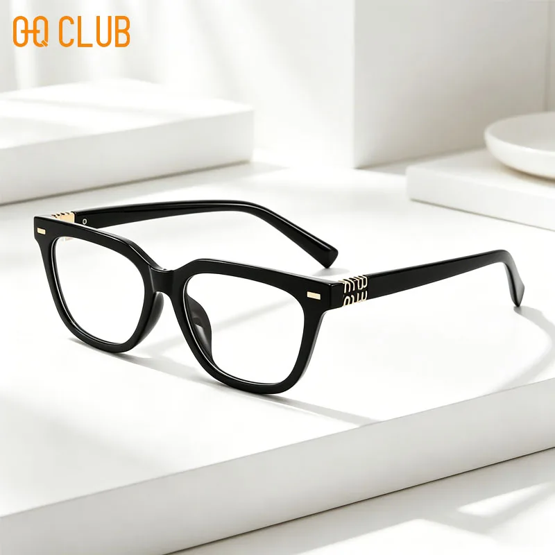 O-Q CLUB Men's Prescription Eye Glasses Woman Optical Lenses With Recipe Eye-glasses -1 Magnifier Women's Eyeglasses for Reading