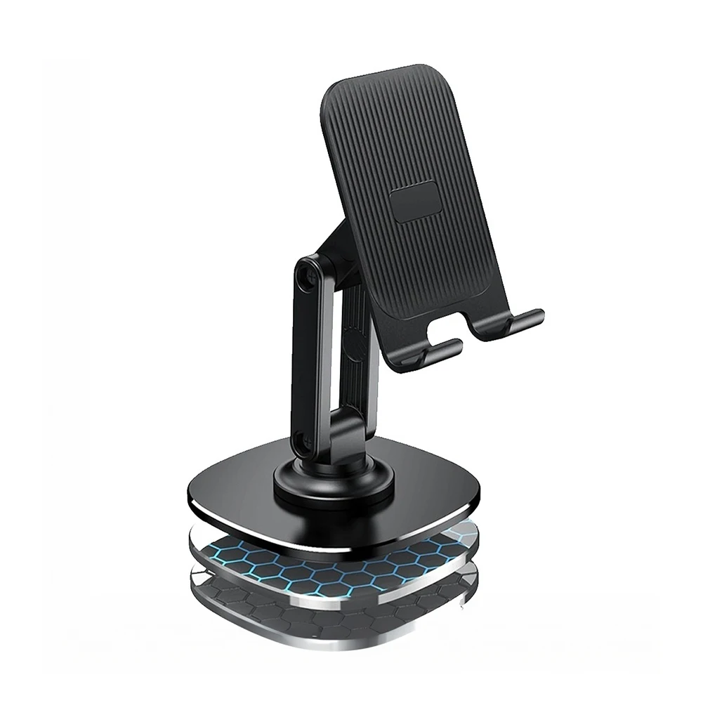 Rotating Phone Holder Metal Phone Bracket Aluminum Alloy Foldable Phone Stand Non Slip Smartphone Support for Phones Tablet