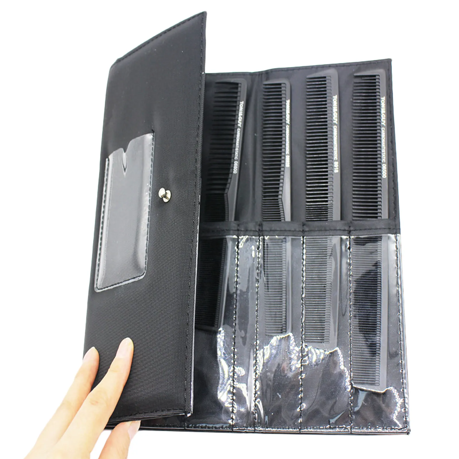 

Professional Hair Stylist Tool Bag with Multiple Slots High Capacity Scissor Comb Holder for Salon Barbershop Use Scissor Pouch