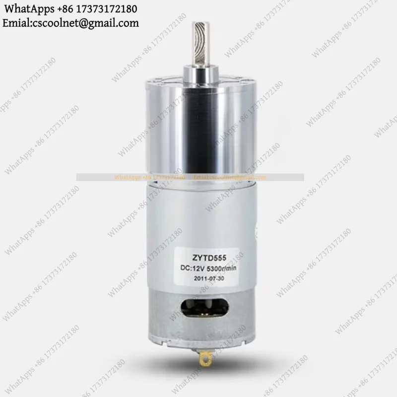 k06 1Pc 12V 24V 6mm Dia Shaft High Torque Gearmotor 2 Pins Magnetic Gearbox DC Gear Motor 30-300RPM