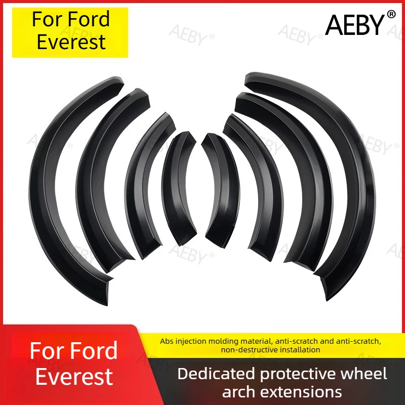 

For Ford Everest 2022-2026 Fender splash guard wheel arch trim,wheel eyebrow,mud protectionheavy-duty,Car accessories