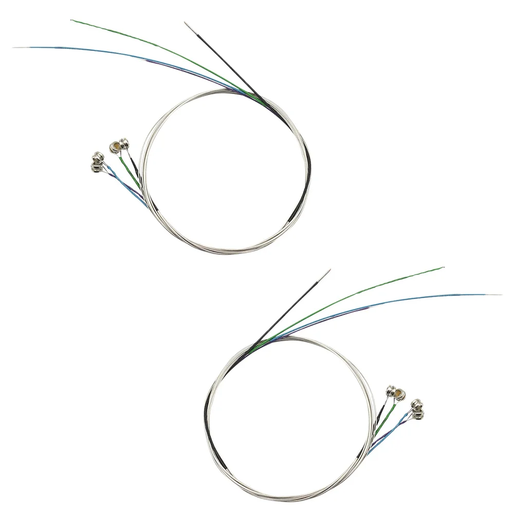 8 قطعة مجموعة سلسلة الكمان دائم 4 4 مجموعة استبدال كاملة السلس اليد يشعر حياة طويلة مشرق لهجة سلاسل الكمان سلسلة #2