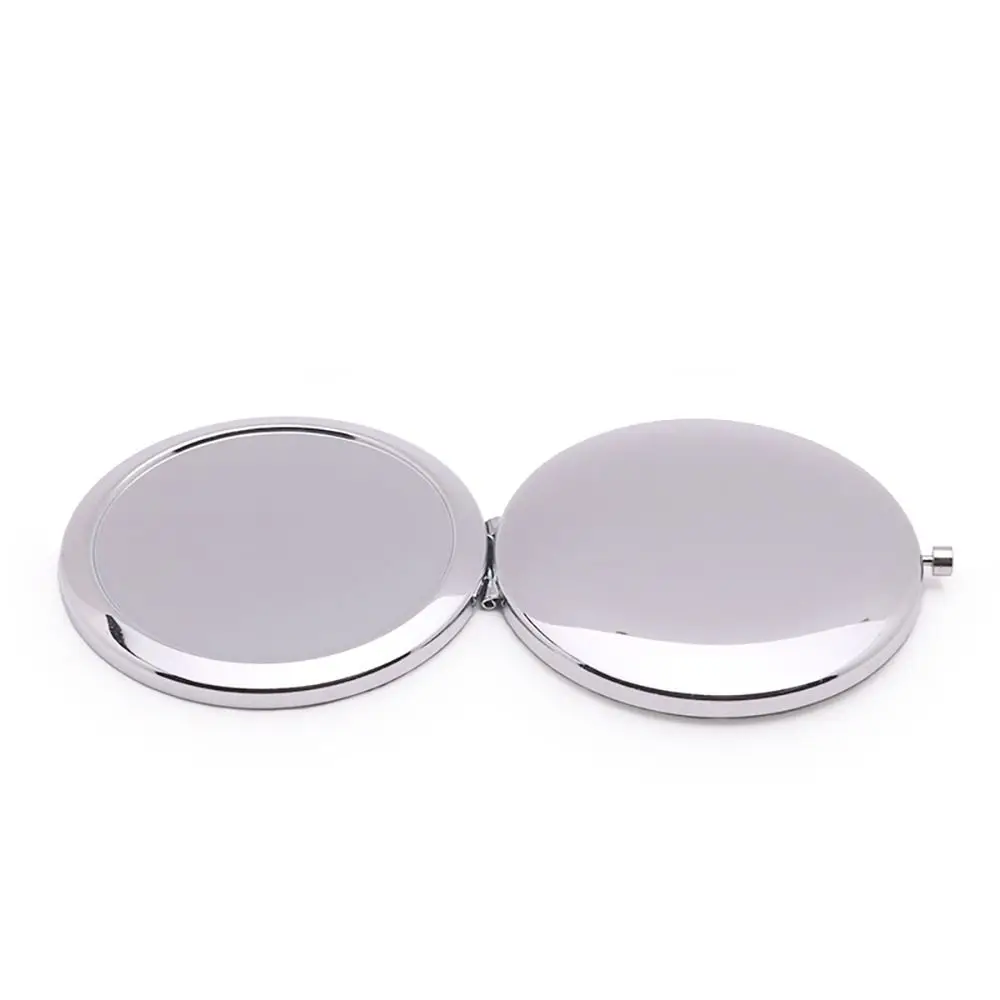 Convenient Small Portable Makeup Magnifying Mirror Portable Minimalism Cosmetic Mirror Folding Mini Mirror Female