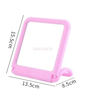 Desktop-Schminkspiegel, Desktop-Schminkspiegel, rechteckiger kleiner Spiegel, Hängespiegel, Badezimmerspiegel