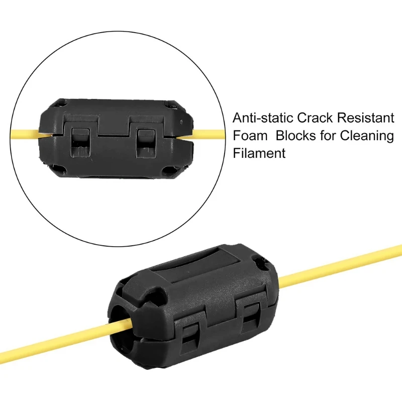 Máy In 3D 1.75 Bộ Lọc Dây Tóc Loại Bỏ Bụi Chống Tĩnh Điện Màu Đen