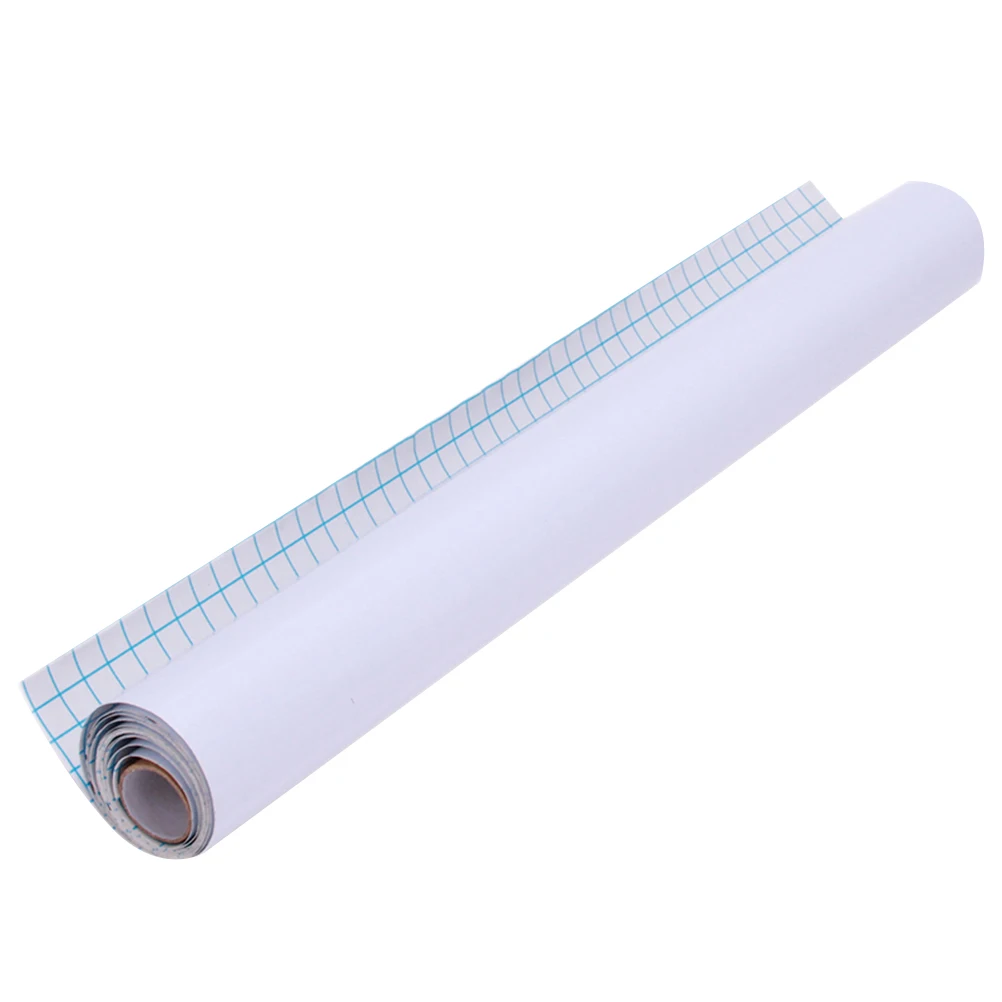 سماكة السبورة لفة قسط بولي كلوريد الفينيل قابلة لإعادة الاستخدام جدار لاصق قابل للمسح السبورة للمنزل مكتب ديكور ذاتي الصنع الأبيض توفير المساحة