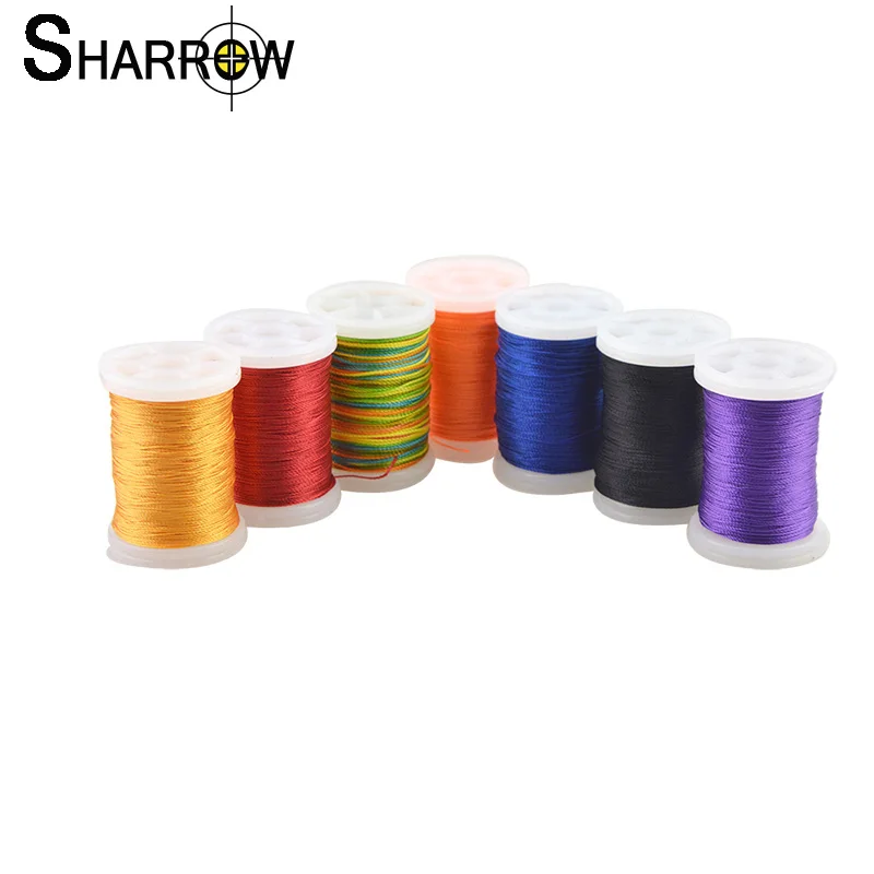 Archery Bow String Serving Dyneema Material Portable Various Bowstring 120 Meters/Roll for Outdoors Hunting Shooting Accessories