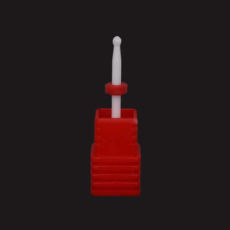 Ball Shape Cuticle Clean Bit White Ceramic Nail Drill Bit Art Salon Electric Drill Ceramic Nail Drill Bit For Nail High Quality - Image 4