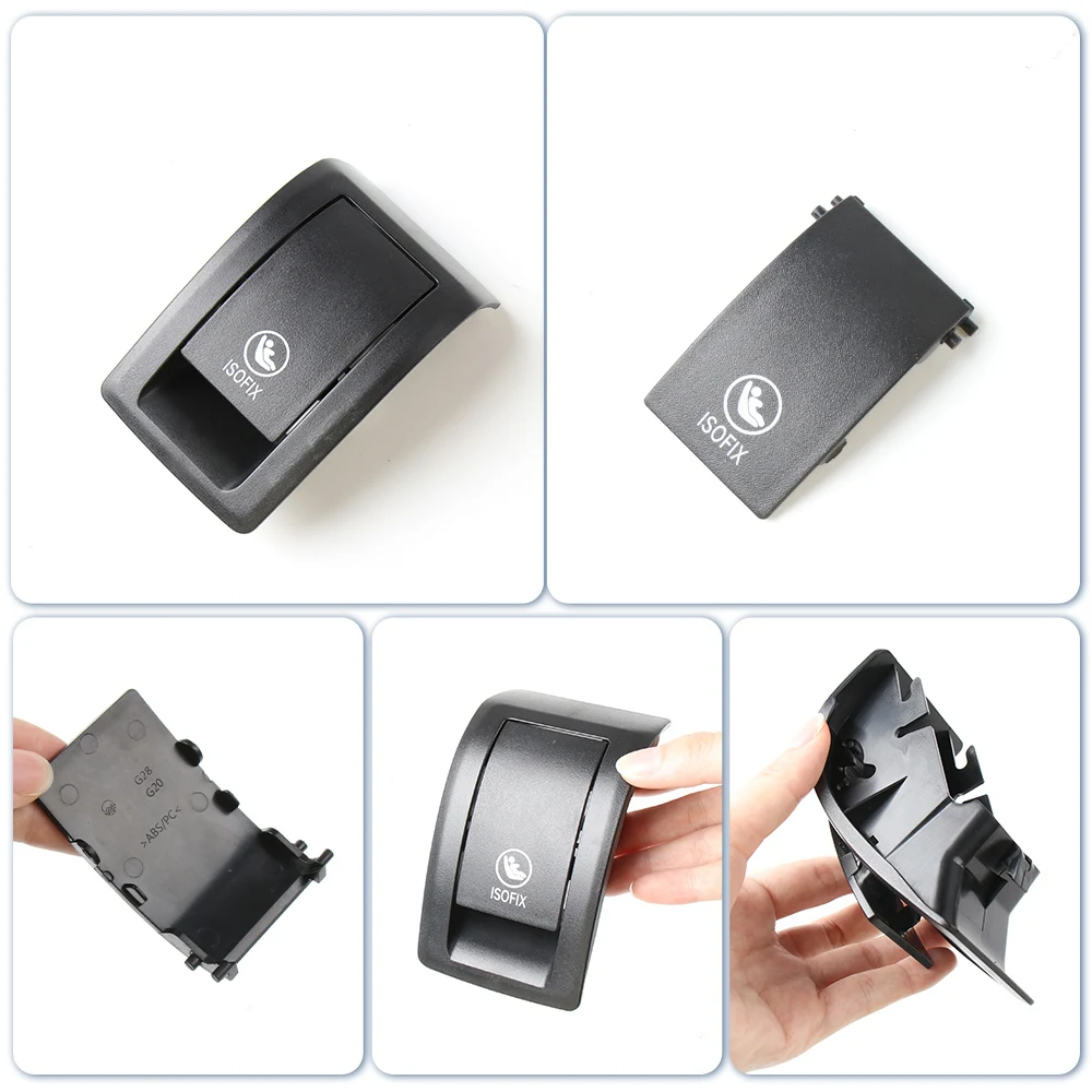 Rear Child Seat Anchor Safety ISOFIX Cover Restraint For BMW 3 Series G20 G21 G28 G80 2020-2024 Car Interior Accessories Parts