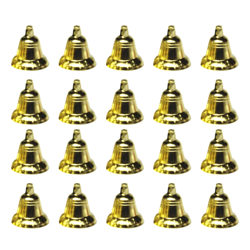 

30 Pcs Christmas Bell Hanging Decorations Plastic Craft for Tree Party Festive Jingle naments Holiday Home Accessories
