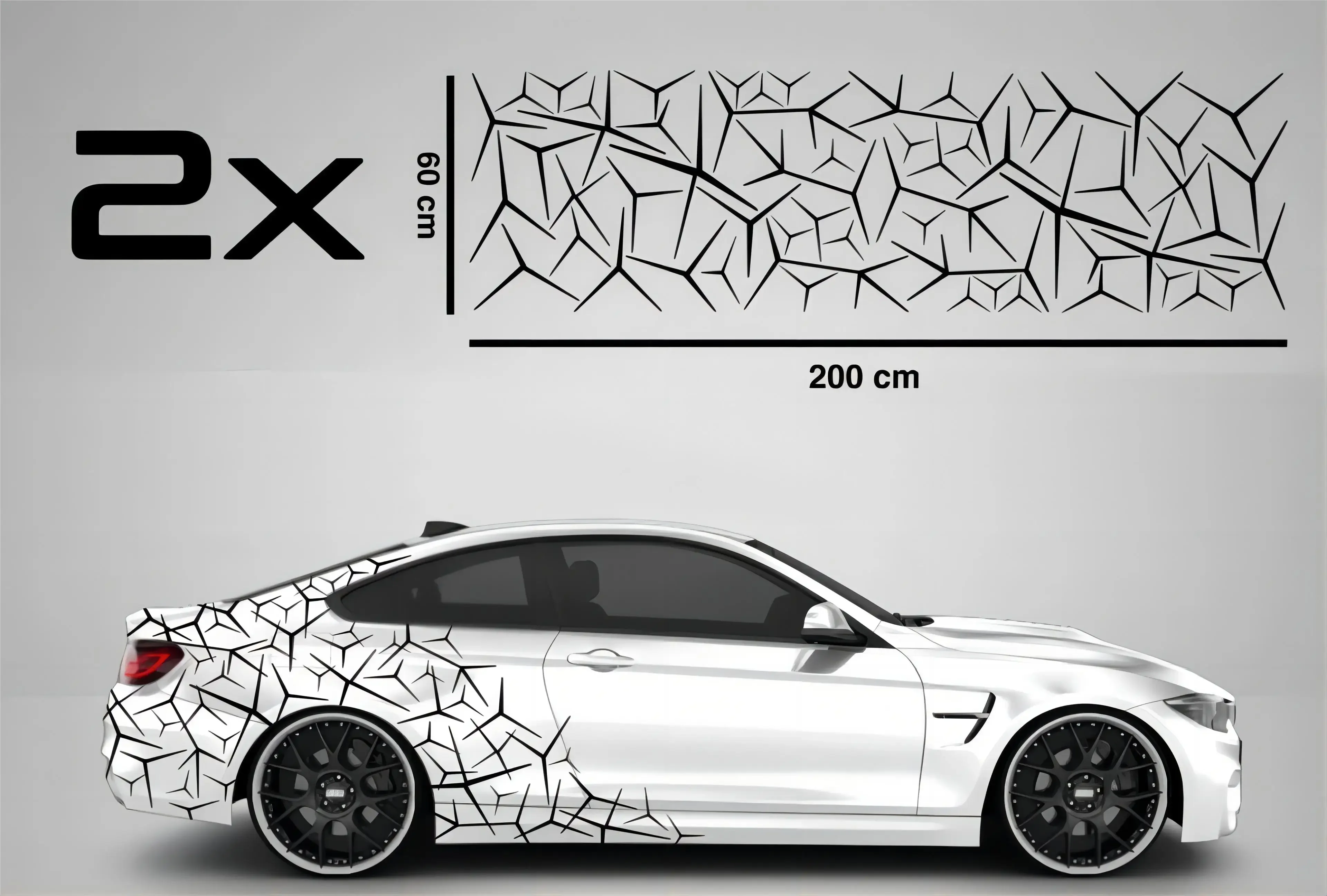 

Автомобильный камуфляжный комплект, однотонные шестиугольные сотовые боковые наклейки, наклейки для гонок