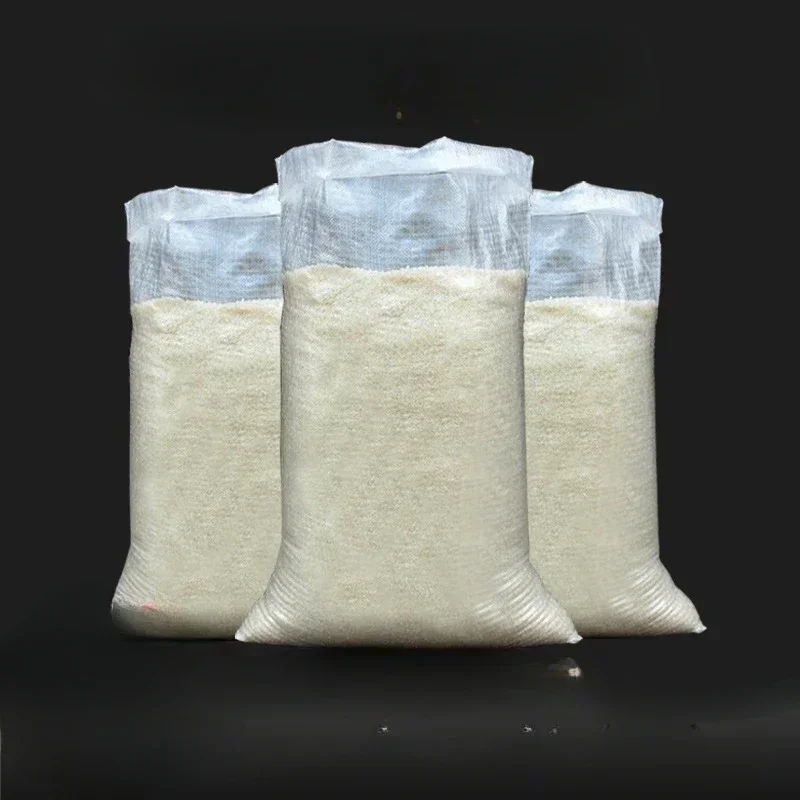 Translucent Plastic Woven Bags Strong Film Coated Rice Packaging Bags Express Logistics Packaging Snake Skin Packaging Bags