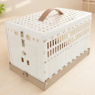 

Folding Pigeon Cage Portable Washable Pet Transportation Cage For Rabbit Kitten Bird Poultry Multi-Function Nest Storage