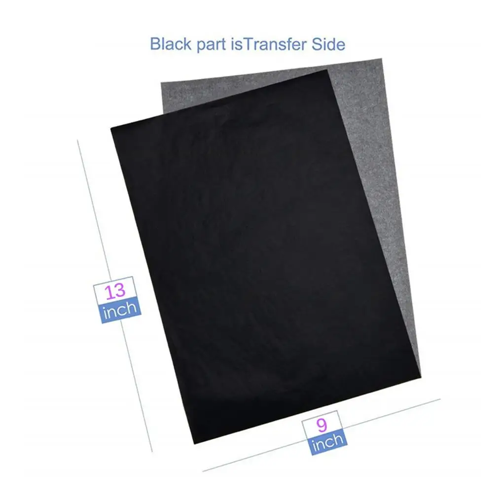 25 stücke Black Carbon Paper Transfer Tracing Papiere Graphit Malerei Büro liefert ausreichend Licht übertragendes Gewebe