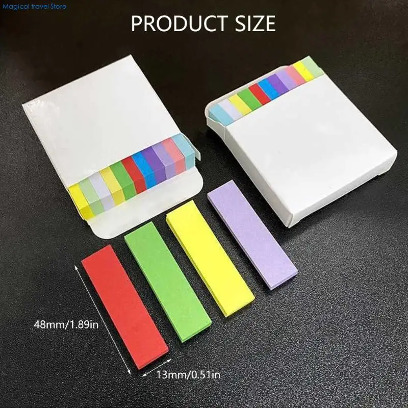 N2UB 1 SET 11 Colors Note Adhesive Memos Pad Красочные вкладки индекса для школы