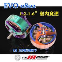 Rcinpower Upgrad Version Evo-0802 25000kv Brushless Motor 1.6 Inch Indoor Motor For 65mm Fpv Rc Racing Drone Air75 Fpv Model