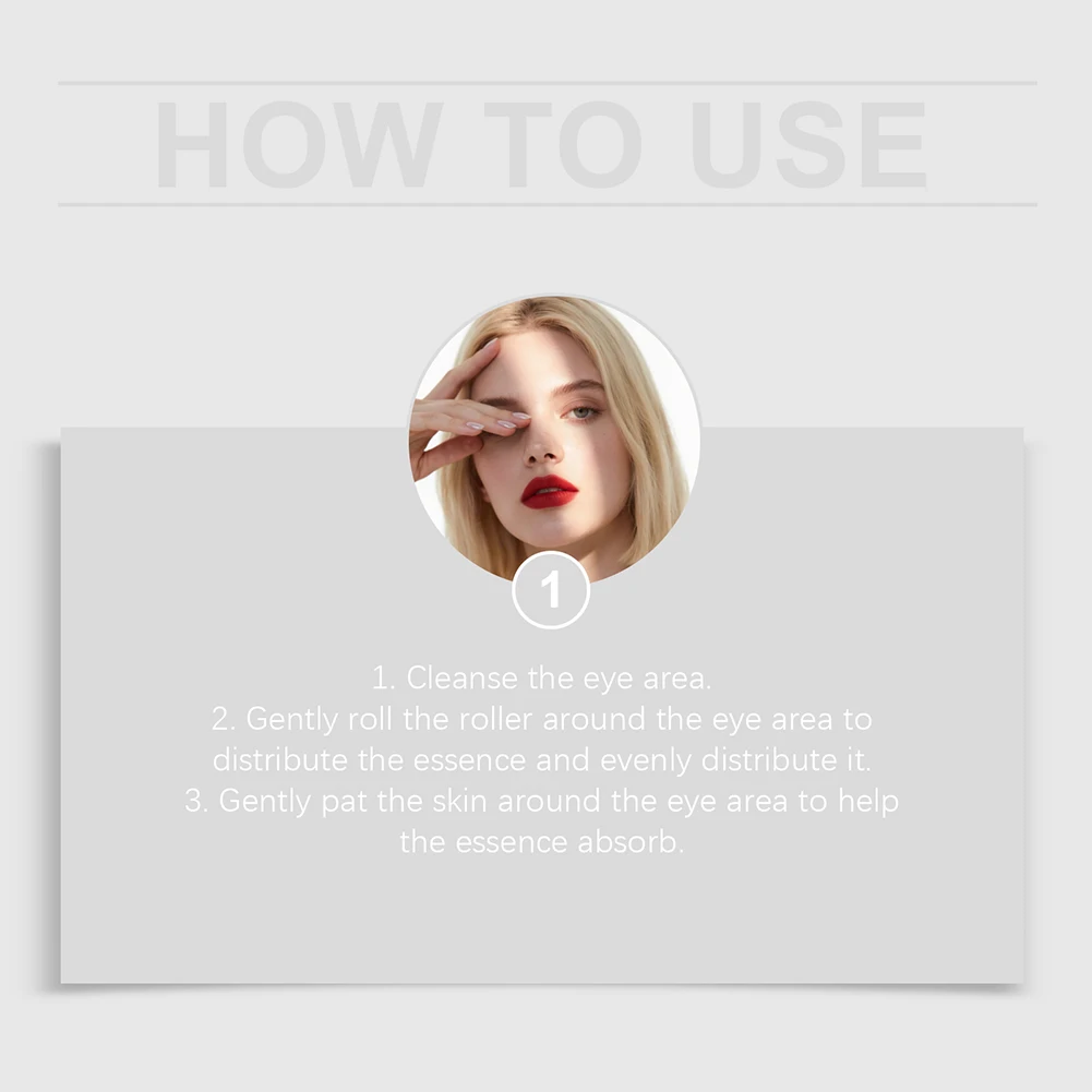 زيت أساسي محمول لتدليك العين 10 مل لتقليل الانتفاخ والهالات السوداء وتعزيز النضارة والطاقة والعناية بالعين لجميع أنواع البشرة #6