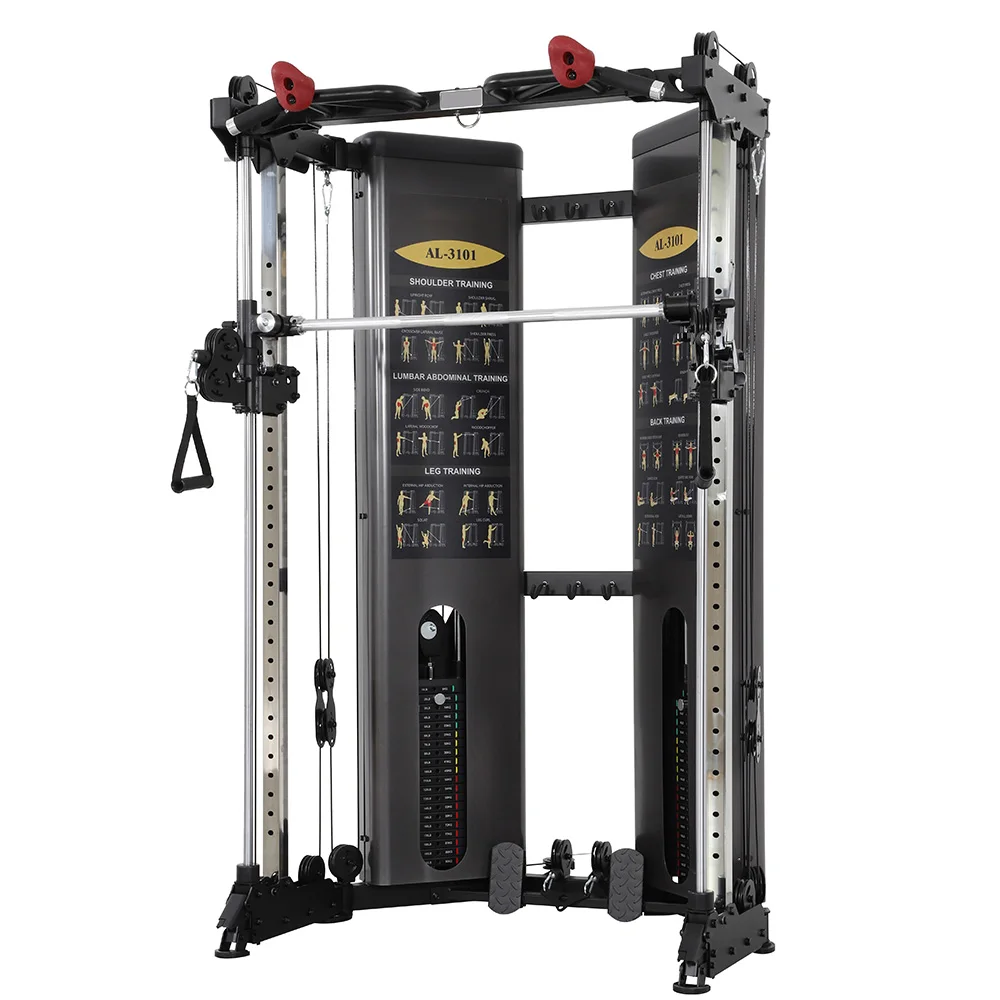 

Factory Supply Strength Training Multi Power Rack Multi Smith Machine Functional Trainer Cable Machine for Home and Gym Club