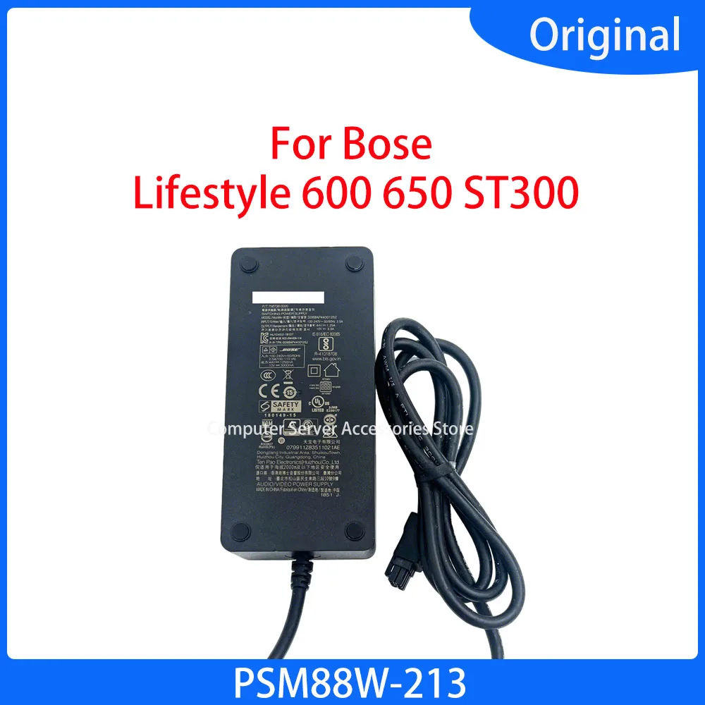 

Оригинальное зарядное устройство PSM88W-213 мощностью 88 Вт для Bose Lifestyle 600 650 ST300 S088AP44001252, импульсный источник питания, адаптер переменного тока