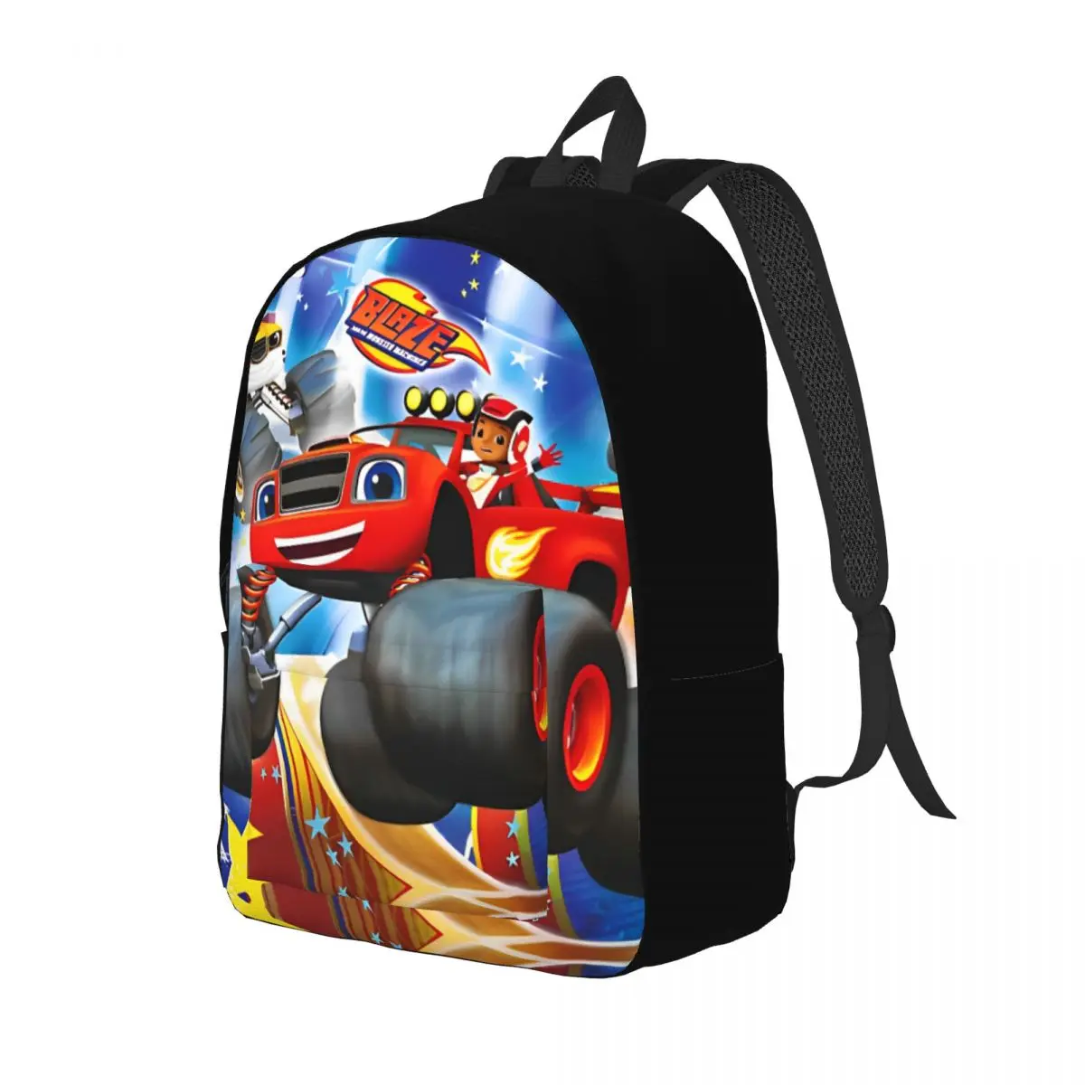 Blaze e The Monster Machines Mochila para pré-escolar, mochila do estudante do ensino primário, menino e menina, mochila infantil, presente